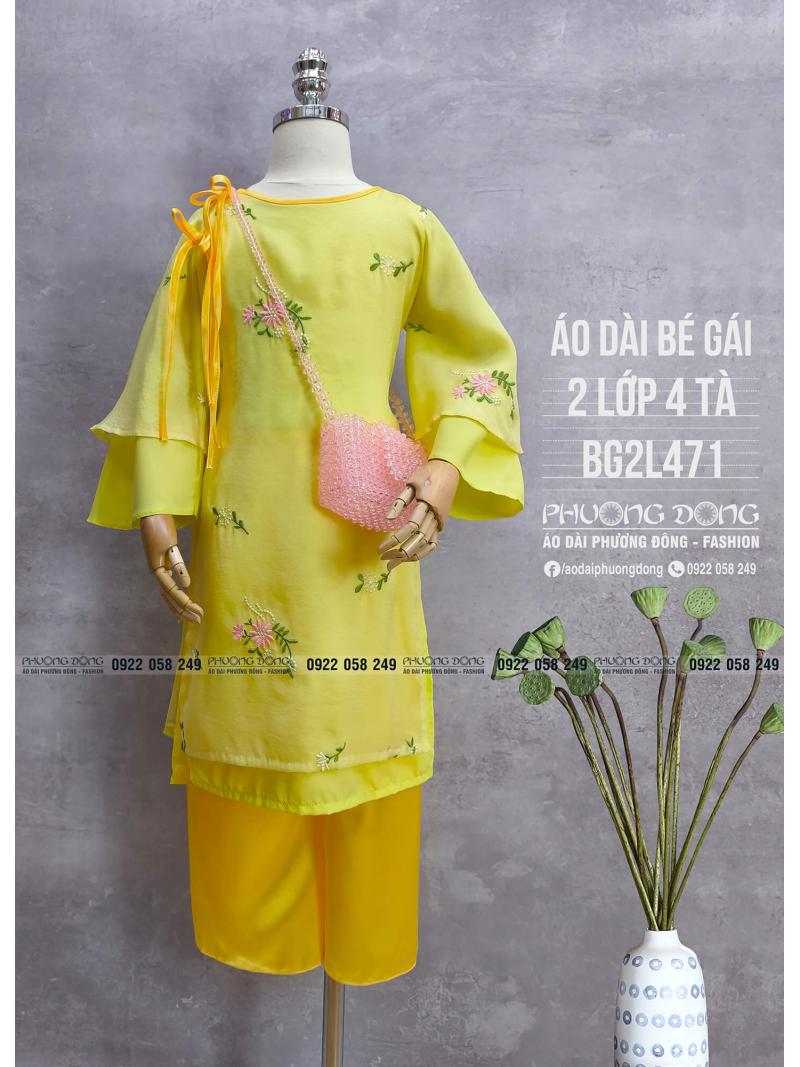 Áo Dài Cách Tân Bé Gái BG2L471